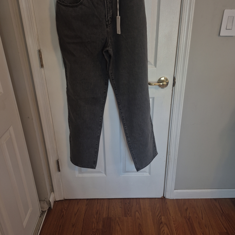 Good American Charcoal Denim Jeans